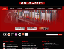 Tablet Screenshot of pri-safety.com